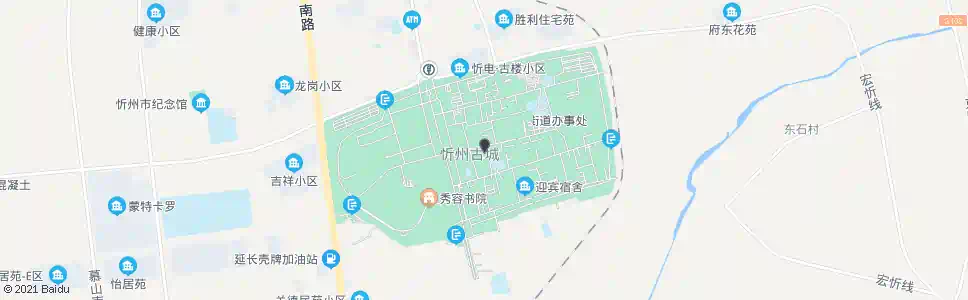 忻州忻府区教育局_公交站地图_忻州公交_妙搜公交查询2025