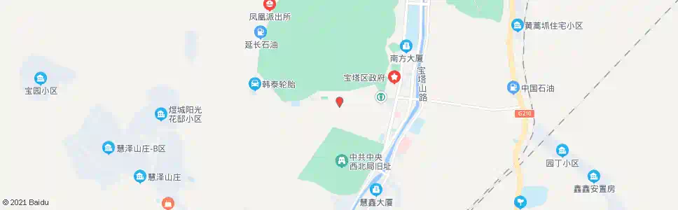 延安市场沟生产队_公交站地图_延安公交_妙搜公交查询2025