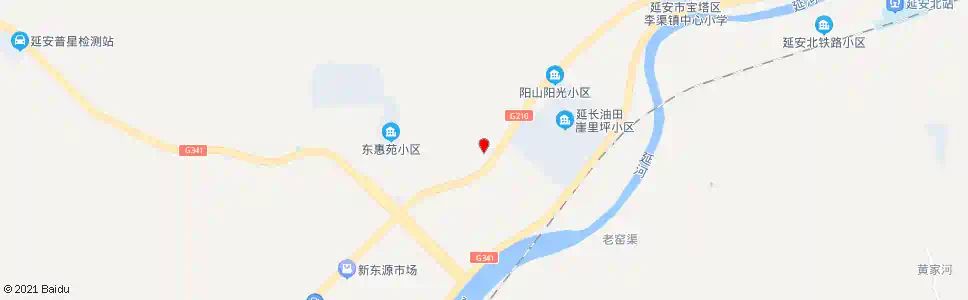 延安崖里坪_公交站地图_延安公交_妙搜公交查询2025