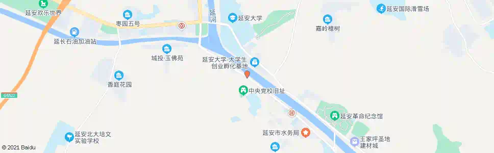 延安自来水公司_公交站地图_延安公交_妙搜公交查询2025