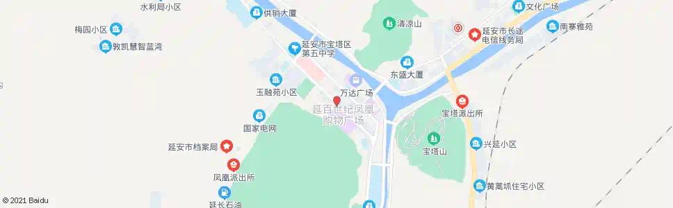 延安大东门_公交站地图_延安公交_妙搜公交查询2025