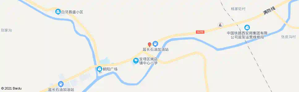 延安姚店_公交站地图_延安公交_妙搜公交查询2025