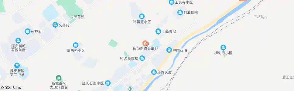 延安桥沟政府_公交站地图_延安公交_妙搜公交查询2025