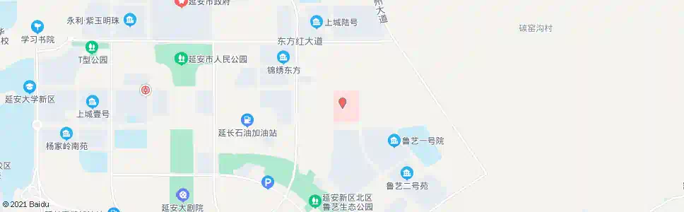 延安中医院_公交站地图_延安公交_妙搜公交查询2025