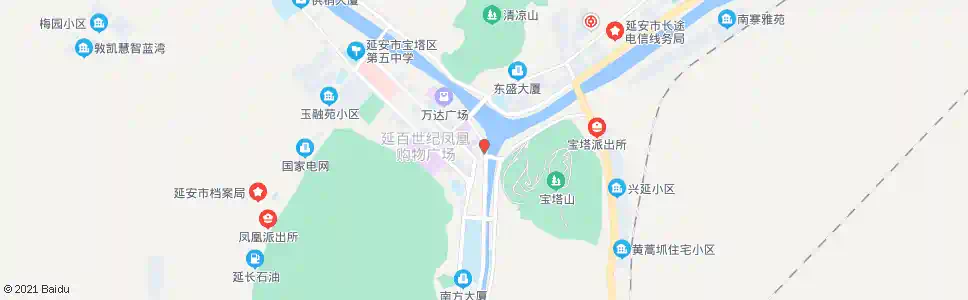 延安小东门_公交站地图_延安公交_妙搜公交查询2025