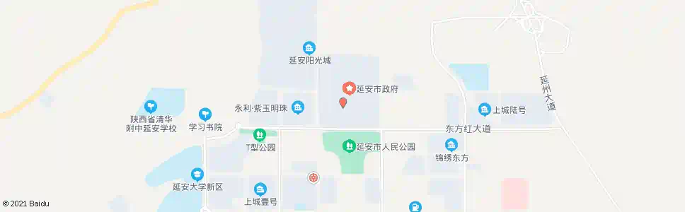 延安向阳沟(市民政局)_公交站地图_延安公交_妙搜公交查询2025