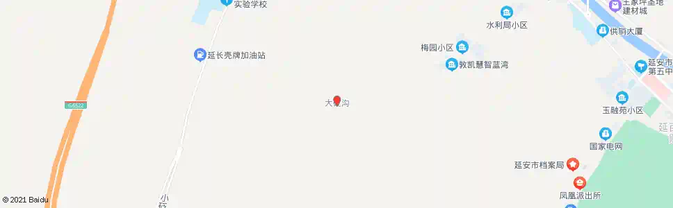 延安文化沟(大砭沟)_公交站地图_延安公交_妙搜公交查询2025