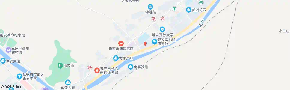 延安东苑小区_公交站地图_延安公交_妙搜公交查询2025