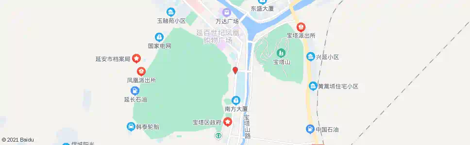 延安交通局(新世界大酒店)_公交站地图_延安公交_妙搜公交查询2025