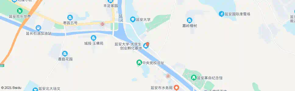 延安杨家岭_公交站地图_延安公交_妙搜公交查询2025