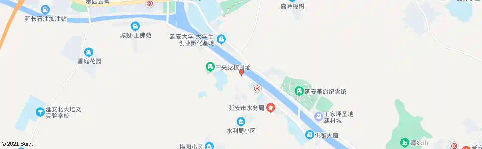 延安杨家岭大桥_公交站地图_延安公交_妙搜公交查询2025