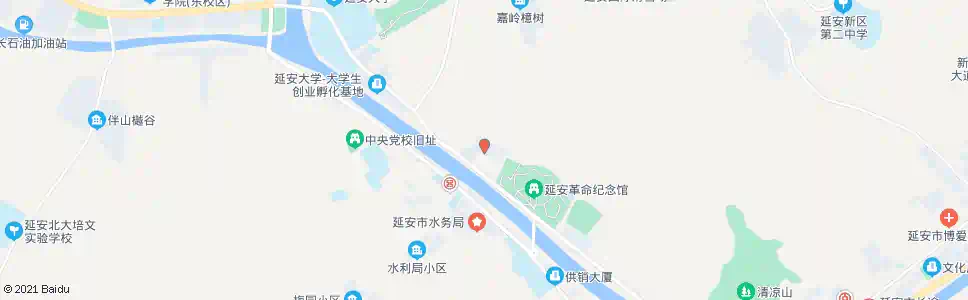 延安市委党校_公交站地图_延安公交_妙搜公交查询2025