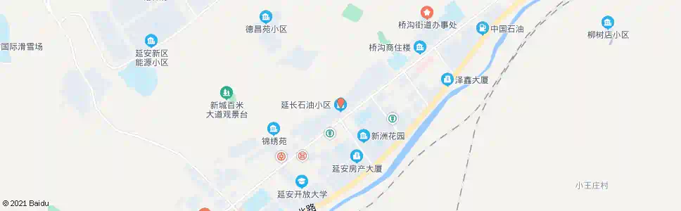 延安石化小区_公交站地图_延安公交_妙搜公交查询2025