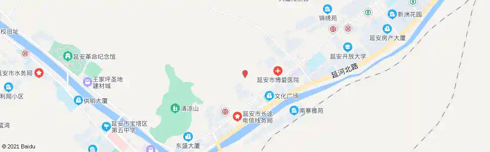 延安线务站_公交站地图_延安公交_妙搜公交查询2025