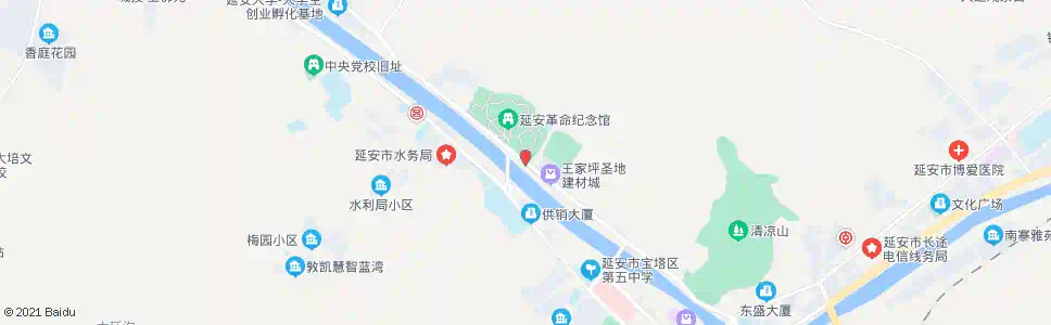 延安王家坪旧址_公交站地图_延安公交_妙搜公交查询2025