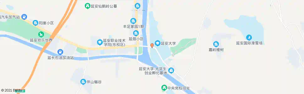 延安延安大学_公交站地图_延安公交_妙搜公交查询2025