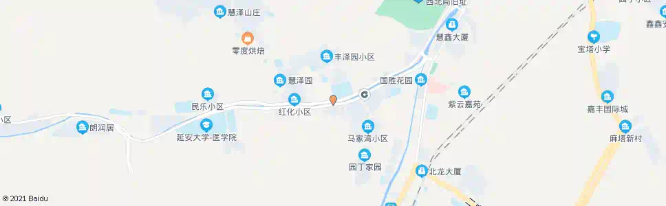 延安农科所_公交站地图_延安公交_妙搜公交查询2025
