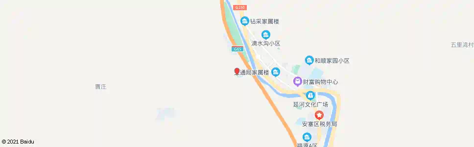 延安自来水厂_公交站地图_延安公交_妙搜公交查询2025