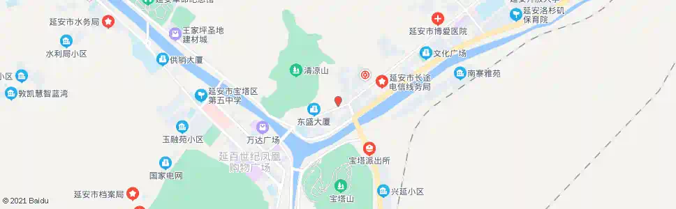 延安延电公司_公交站地图_延安公交_妙搜公交查询2025
