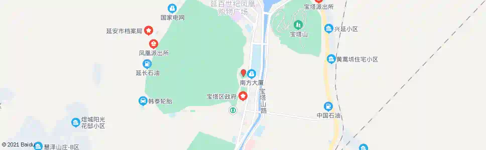 延安大礼堂_公交站地图_延安公交_妙搜公交查询2025