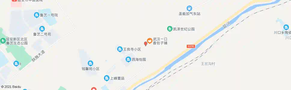 延安刘万家沟_公交站地图_延安公交_妙搜公交查询2025