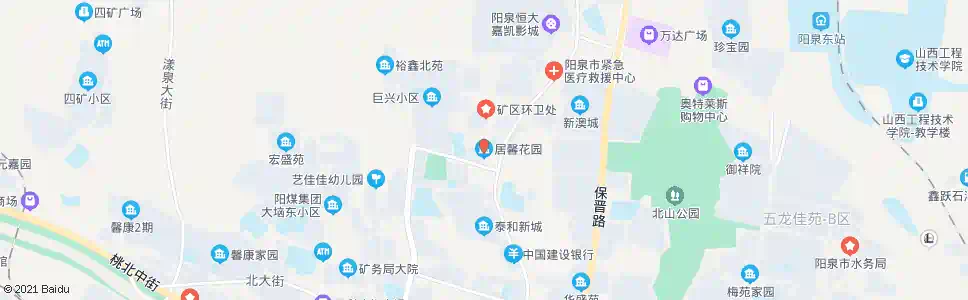 阳泉居馨花园_公交站地图_阳泉公交_妙搜公交查询2025