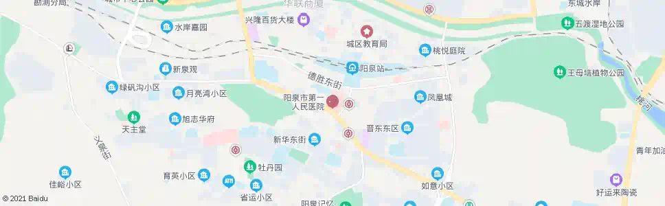 阳泉城区人民医院_公交站地图_阳泉公交_妙搜公交查询2025