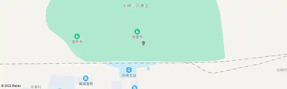 阳泉北山公园_公交站地图_阳泉公交_妙搜公交查询2025