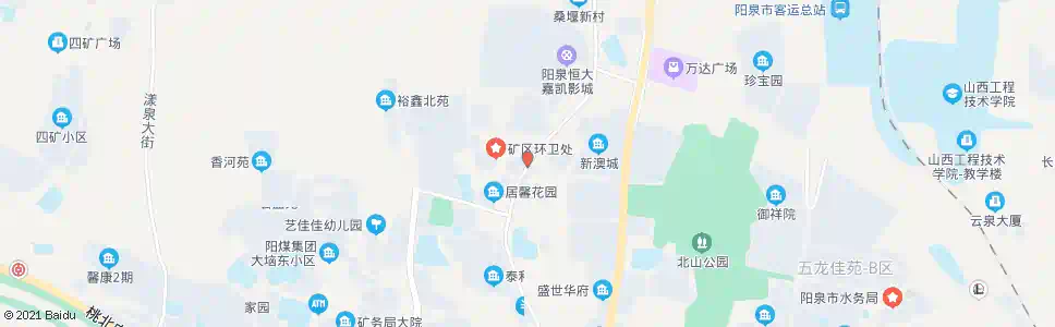 阳泉泉中花园_公交站地图_阳泉公交_妙搜公交查询2025