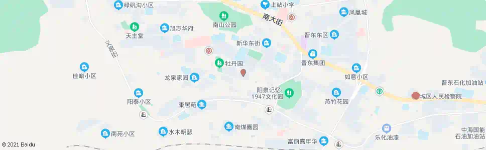 阳泉嘉瑞梧桐园(龙躺梁)_公交站地图_阳泉公交_妙搜公交查询2025