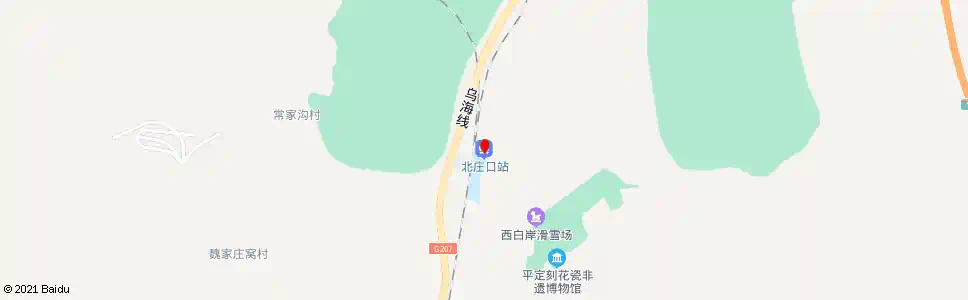 阳泉北庄_公交站地图_阳泉公交_妙搜公交查询2025