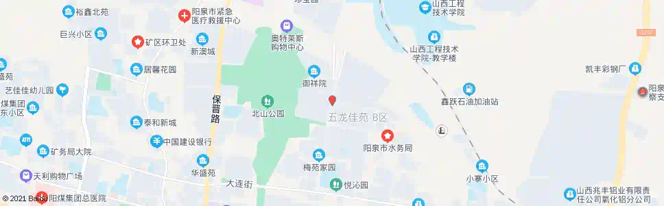 阳泉御康山庄_公交站地图_阳泉公交_妙搜公交查询2025
