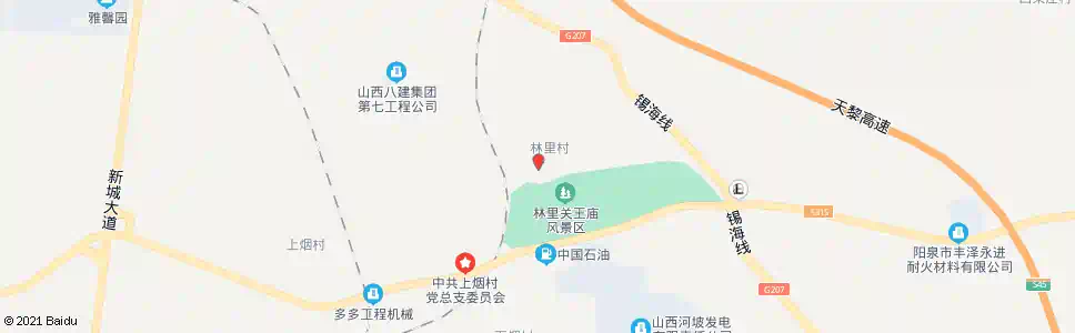 阳泉林里_公交站地图_阳泉公交_妙搜公交查询2025