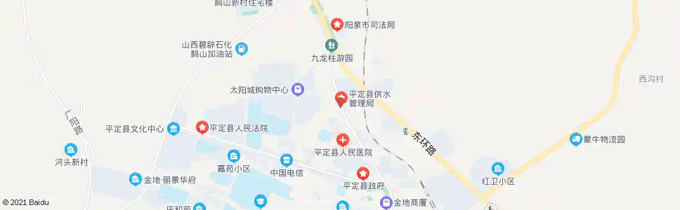 阳泉坐标城(三岔口)_公交站地图_阳泉公交_妙搜公交查询2025