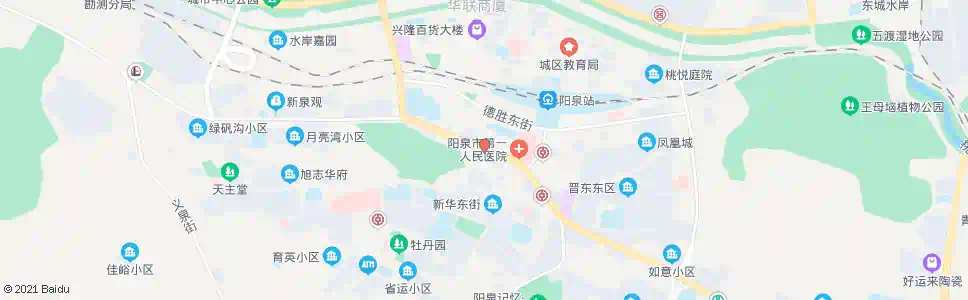 阳泉市一院_公交站地图_阳泉公交_妙搜公交查询2025