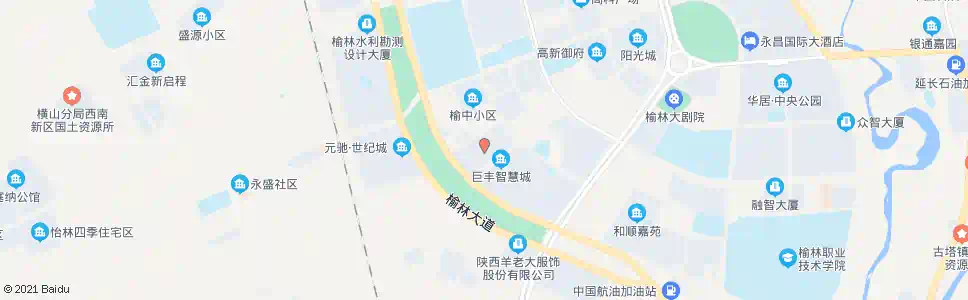 榆林绿源小区_公交站地图_榆林公交_妙搜公交查询2025