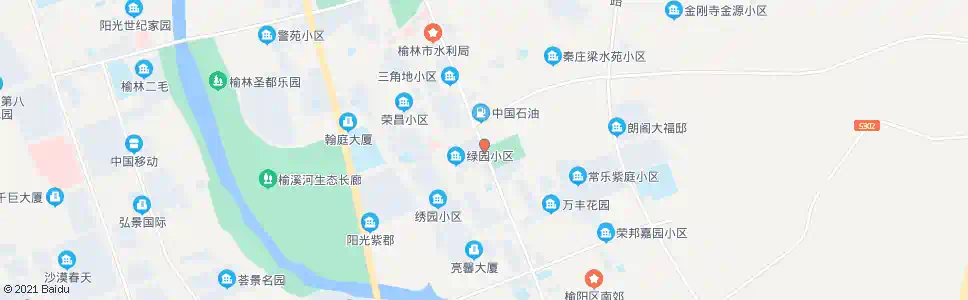 榆林榆阳区委_公交站地图_榆林公交_妙搜公交查询2025