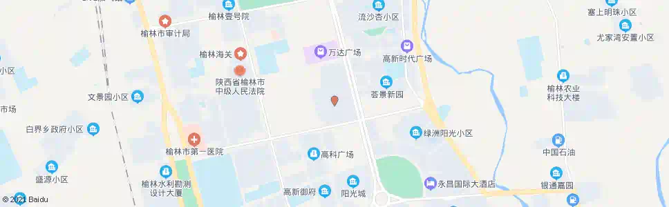 榆林市委家属院_公交站地图_榆林公交_妙搜公交查询2025