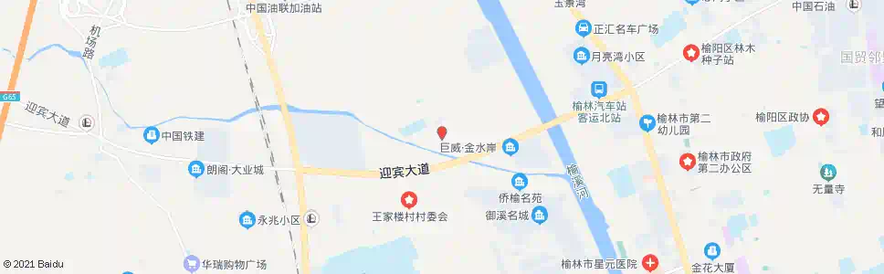 榆林麻地湾驾校_公交站地图_榆林公交_妙搜公交查询2025