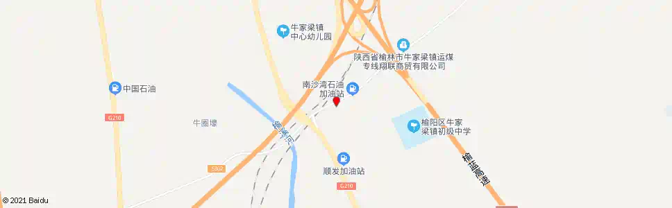 榆林金牛煤矿_公交站地图_榆林公交_妙搜公交查询2025