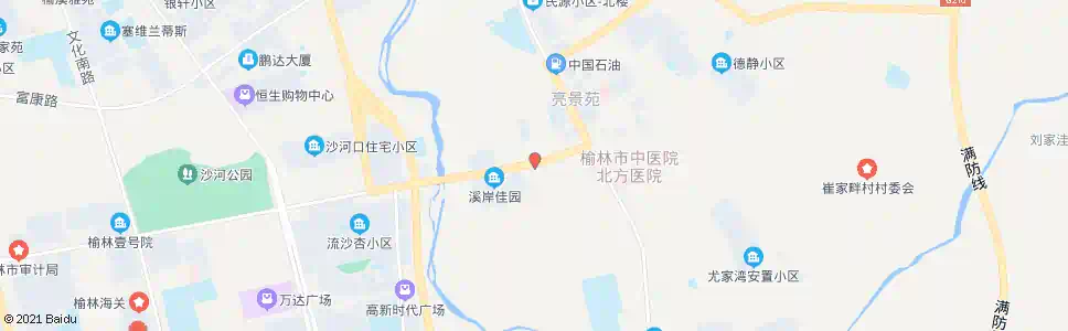 榆林开光路_公交站地图_榆林公交_妙搜公交查询2025