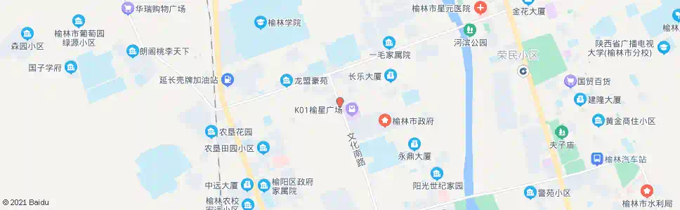 榆林保宁西路_公交站地图_榆林公交_妙搜公交查询2025