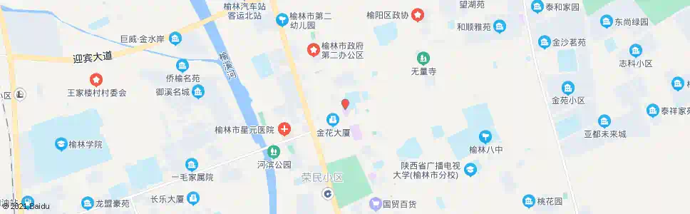 榆林喜洋洋商厦_公交站地图_榆林公交_妙搜公交查询2025