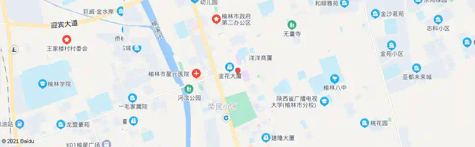 榆林水利商场_公交站地图_榆林公交_妙搜公交查询2025