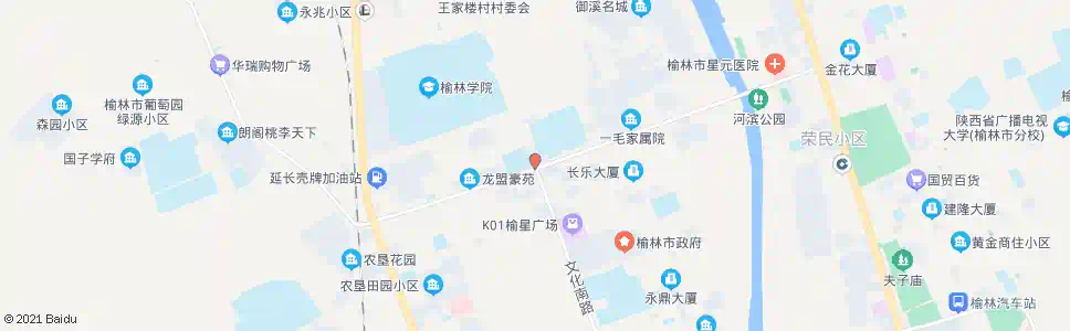 榆林人民路_公交站地图_榆林公交_妙搜公交查询2025