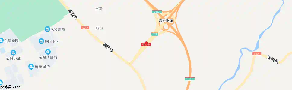 榆林榆靖高速收费站_公交站地图_榆林公交_妙搜公交查询2025