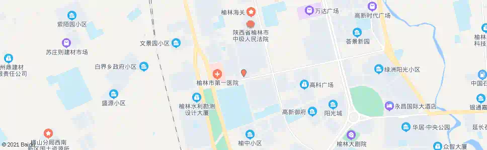 榆林开发区检察院_公交站地图_榆林公交_妙搜公交查询2025