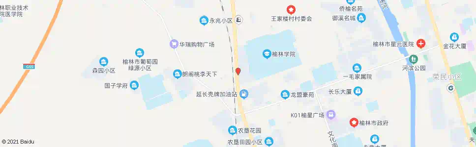 榆林崇文路_公交站地图_榆林公交_妙搜公交查询2025