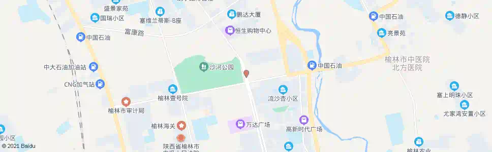 榆林长庆采气二厂_公交站地图_榆林公交_妙搜公交查询2025