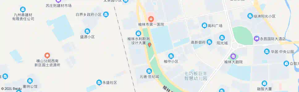 榆林榆林中学西_公交站地图_榆林公交_妙搜公交查询2025